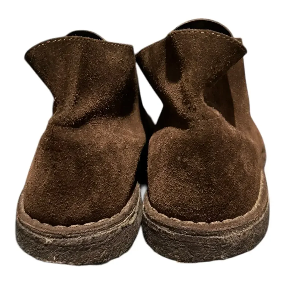 Clarks Original Chukka Men's Size 12 M Brown Suede CasualCrepe Sole Boot Lace Up
